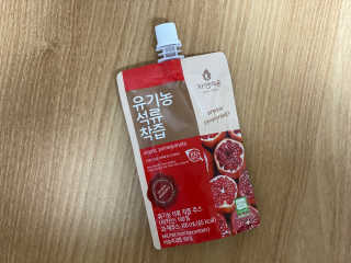 자연에온 유기농 석류 착즙 100mL 10개입 2BOX — 5점을 준 리뷰어가 2020년 11월 올린 사용 사진