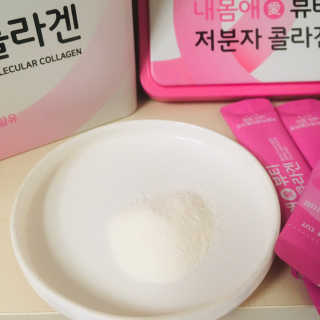 서울약사신협_내몸애뷰티저분자콜라겐_2.5g 50포 — 5점을 준 리뷰어가 2020년 4월 올린 사용 사진