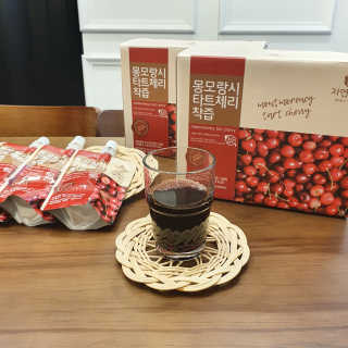 자연에온 몽모랑시 타트체리 착즙 100mL 10개입 2BOX — 5점을 준 리뷰어가 2020년 11월 올린 사용 사진