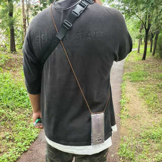 젠블리 항균동 볼체인 폰스트랩 갤럭시 아이폰 케이스 목걸이 — 5점을 준 리뷰어가 2020년 8월 올린 사용 사진
