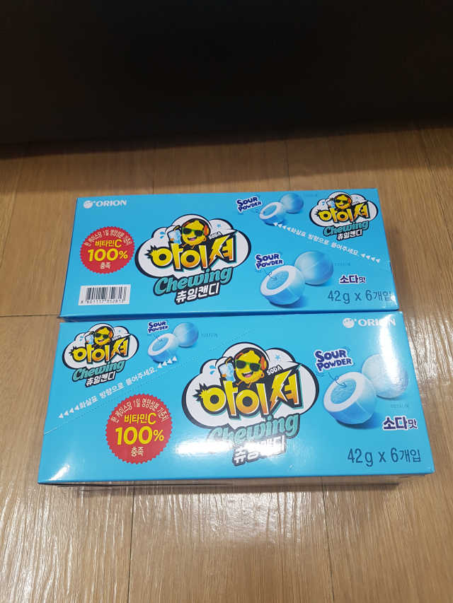 아이셔 츄잉캔디 소다맛 리뷰 사진
