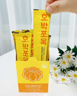 조은약초 국산 늙은 호박즙 호박쪼옥 젤리 20g x 15포 — 4점을 준 리뷰어가 2020년 8월 올린 사용 사진