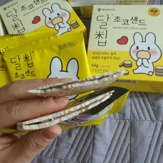 네이처오다 달칩 초코샌드 — 5점을 준 리뷰어가 2020년 10월 올린 사용 사진