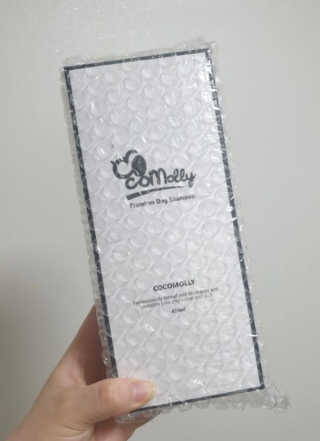 예민한 피부를 위한 코코몰리 All in one 자연유래 샴푸 — 5점을 준 리뷰어가 2020년 6월 올린 사용 사진