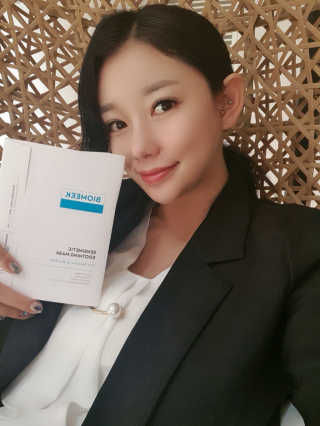 바이오믹 BIOMEEK SENSIMETIC SOOTHING MASK.S — 5점을 준 리뷰어가 2020년 7월 올린 사용 사진
