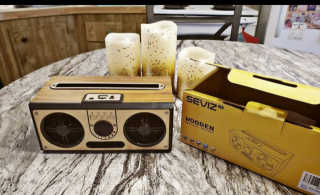SEVIZ RETRO20W 레트로 블루투스 스피커 — 5점을 준 리뷰어가 2020년 11월 올린 사용 사진