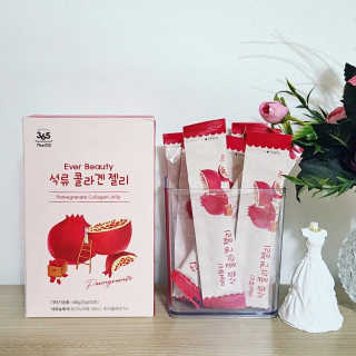 365더건강 에버뷰티 석류콜라겐 젤리 — 5점을 준 리뷰어가 2020년 8월 올린 사용 사진