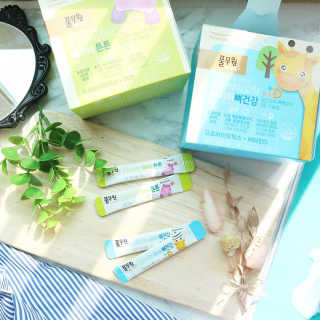[풀무원베이비밀] 프로바이오락베이비 유산균 SET — 5점을 준 리뷰어가 2020년 10월 올린 사용 사진