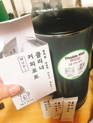 무디메이드 MUDI 커피포트 클리너 2세트 — 5점을 준 리뷰어가 2020년 6월 올린 사용 사진