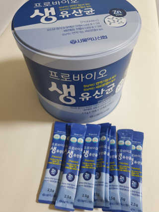 서울약사신협_프로바이오생유산균_2.5G x 100포 — 5점을 준 리뷰어가 2020년 4월 올린 사용 사진