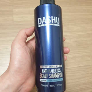 다슈코리아 다슈 데일리 단백질 한방 두피 골드 샴푸 500ml — 5점을 준 리뷰어가 2020년 4월 올린 사용 사진