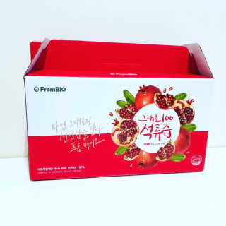 프롬바이오 오직 석류만 [그대로100 석류즙] 하루 1포로 건강하게 — 5점을 준 리뷰어가 2020년 8월 올린 사용 사진