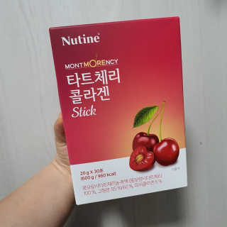 뉴틴 타트체리 콜라겐 스틱 20g X 30포 — 3점을 준 리뷰어가 2020년 8월 올린 사용 사진