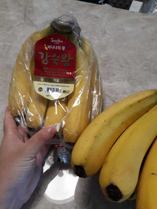 [스미후루] 감숙왕 바나나 2팩 2.6kg 이벤트 — 4점을 준 리뷰어가 2020년 9월 올린 사용 사진