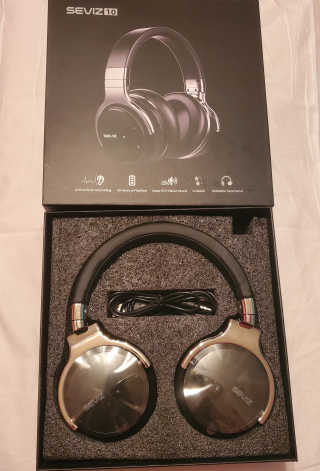SEVIZ Bluetooth Headphones 10 3color — 5점을 준 리뷰어가 2020년 6월 올린 사용 사진