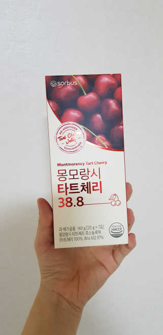 소버스 몽모랑시 타트체리 38.8 — 5점을 준 리뷰어가 2020년 8월 올린 사용 사진