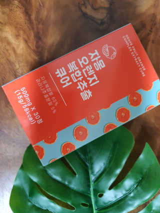 조은약초 자몽 오렌지 복합물 추출물 과라나 나린진 큐어 — 3점을 준 리뷰어가 2020년 5월 올린 사용 사진