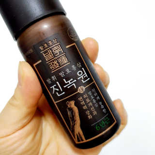 한국야쿠르트 발휘 발효홍삼 진녹綠원 — 5점을 준 리뷰어가 2020년 10월 올린 사용 사진