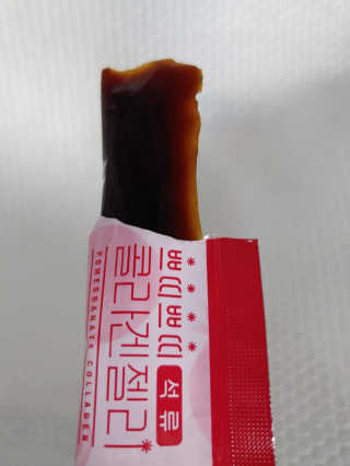 헬스업_쁘띠쁘띠석류콜라겐젤리_20g x 14포 — 5점을 준 리뷰어가 2020년 10월 올린 사용 사진