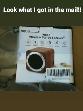 SEVIZ MINI10W 레트로 블루투스 스피커 — 5점을 준 리뷰어가 2020년 9월 올린 사용 사진
