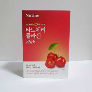 뉴틴 타트체리 콜라겐 스틱 20g X 30포 — 5점을 준 리뷰어가 2020년 8월 올린 사용 사진