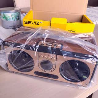 SEVIZ Retro 블루투스 스피커 4 종 — 5점을 준 리뷰어가 2020년 6월 올린 사용 사진