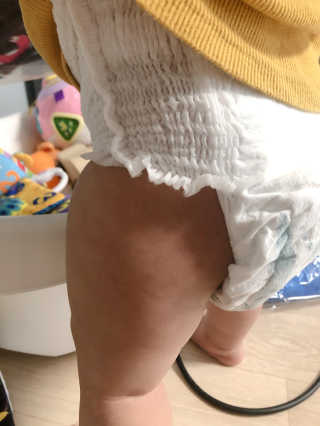 오브맘 밤 프리미엄 아기 기저귀 팬티형 밴드형 — 5점을 준 리뷰어가 2020년 12월 올린 사용 사진