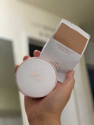 디어벨르 크림쿠션 DEAR BELLE CREAM COUSION — 5점을 준 리뷰어가 2020년 8월 올린 사용 사진