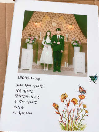 100가지 기념액자 — 5점을 준 리뷰어가 2020년 11월 올린 사용 사진