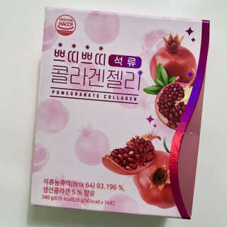헬스업_쁘띠쁘띠석류콜라겐젤리_20g x 14포 — 4점을 준 리뷰어가 2020년 7월 올린 사용 사진