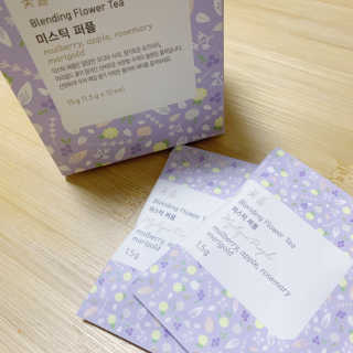 [중소기업유통센터 X 우수소상공인] 꽃물 블렌딩플라워티 15g 10개입_4종1랜덤 — 2.5점을 준 리뷰어가 2020년 12월 올린 사용 사진