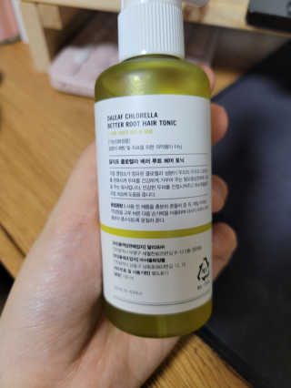 달리프 클로렐라 베러 루트 헤어토닉 100ml — 5점을 준 리뷰어가 2020년 11월 올린 사용 사진