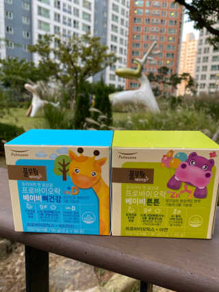 [풀무원베이비밀] 프로바이오락베이비 유산균 SET — 5점을 준 리뷰어가 2020년 10월 올린 사용 사진