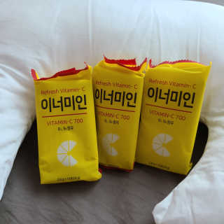 이너미인 VITAMIN-C 700 — 5점을 준 리뷰어가 2020년 8월 올린 사용 사진