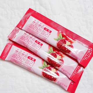 헬스업_쁘띠쁘띠석류콜라겐젤리_20g x 14포 — 5점을 준 리뷰어가 2020년 7월 올린 사용 사진