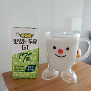 남양유업 맛있는두유GT 17차 깔끔한말차맛 — 5점을 준 리뷰어가 2020년 9월 올린 사용 사진