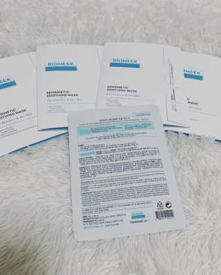 바이오믹 BIOMEEK SENSIMETIC SOOTHING MASK.S — 5점을 준 리뷰어가 2020년 6월 올린 사용 사진