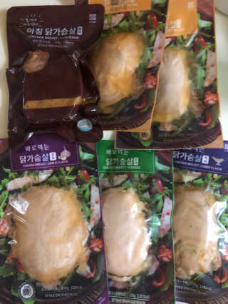 바로 먹는 아침 실온보관 닭가슴살 6종 — 5점을 준 리뷰어가 2020년 9월 올린 사용 사진