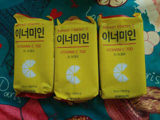 이너미인 VITAMIN-C 700 — 5점을 준 리뷰어가 2020년 10월 올린 사용 사진