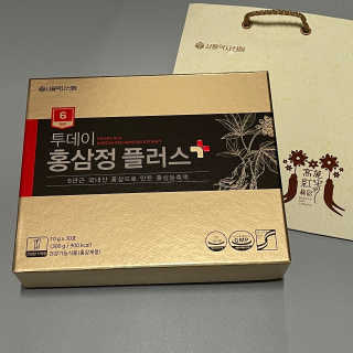서울약사신협_투데이홍삼정플러스스틱_10g x 30포 — 5점을 준 리뷰어가 2020년 11월 올린 사용 사진