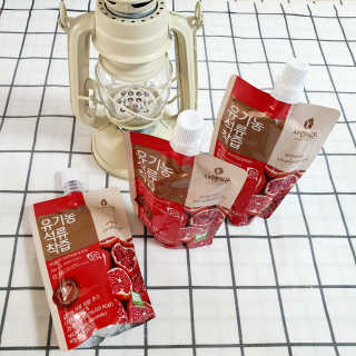 자연에온 유기농 석류 착즙 100mL 10개입 2BOX — 4.5점을 준 리뷰어가 2020년 11월 올린 사용 사진