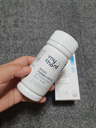JW중외제약 마이코드 어골칼슘 비타민D — 5점을 준 리뷰어가 2020년 9월 올린 사용 사진