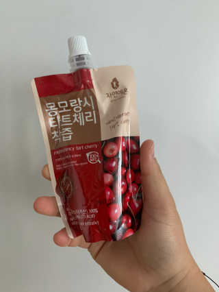 자연에온 몽모랑시 타트체리 착즙 100mL 10개입 2BOX — 5점을 준 리뷰어가 2020년 10월 올린 사용 사진