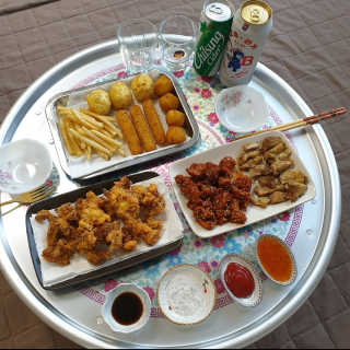가치식탁 리얼치즈스틱, 리얼크림치즈볼 — 5점을 준 리뷰어가 2020년 8월 올린 사용 사진