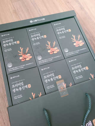 서울약사신협 약사신협_생녹용 진액_70ml x 30포 — 5점을 준 리뷰어가 2020년 10월 올린 사용 사진
