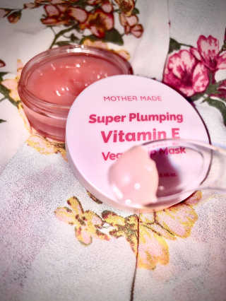 마더메이드 [어머니 만든] 슈퍼 플럼 핑 Vit E 비건 립 마스크 _E — 5점을 준 리뷰어가 2020년 12월 올린 사용 사진