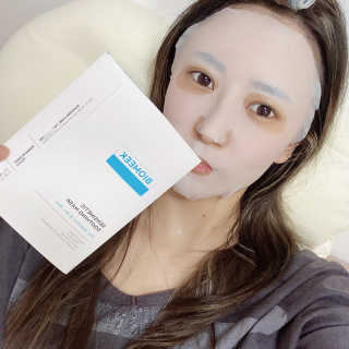 바이오믹 BIOMEEK SENSIMETIC SOOTHING MASK.S — 5점을 준 리뷰어가 2020년 7월 올린 사용 사진