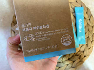 웰리카 저분자 피쉬 콜라겐 — 5점을 준 리뷰어가 2020년 11월 올린 사용 사진