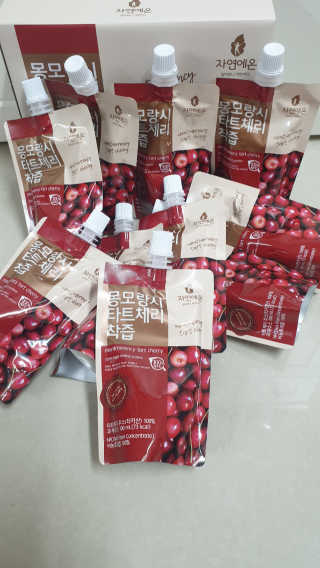 자연에온 몽모랑시 타트체리 착즙 100mL 10개입 2BOX — 5점을 준 리뷰어가 2020년 10월 올린 사용 사진