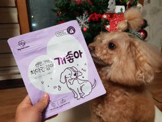 My Pet Care 천연단백질 치아건강에 개좋아 — 4점을 준 리뷰어가 2020년 12월 올린 사용 사진